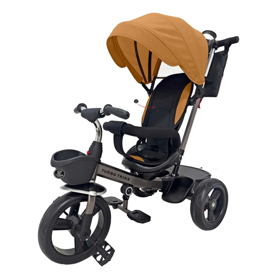 Детский трехколесный велосипед Turbotrike MT 1001-11 коричневый