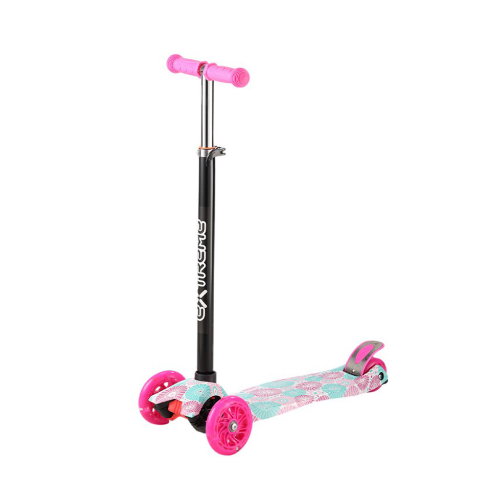 Самокат дитячий 3-х колісний Bambi SC25103(Pink) колеса зі світлом