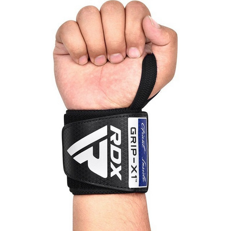 Бинти для зап'ясть (кистьові бинти) GYM WRIST WRAP R11 RDX Inc Limited WAH-WR11BU, BLACK/BLUE