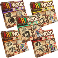 Комплект креативного творчества "ARTWOOD" Danko Toys LBZ-01-06,07,08,09,10  подставка под чашку