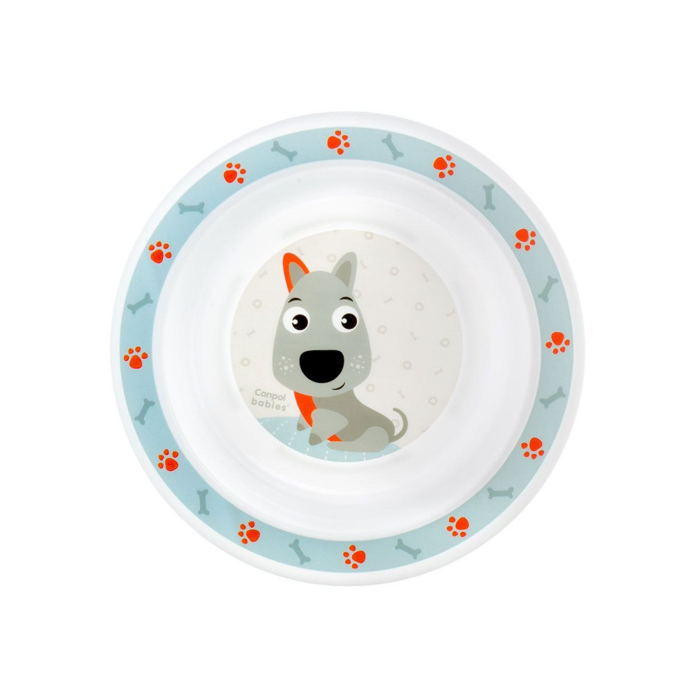 Детский набор посуды Cute Animals Canpol babies 4/401_blu 5 предметов