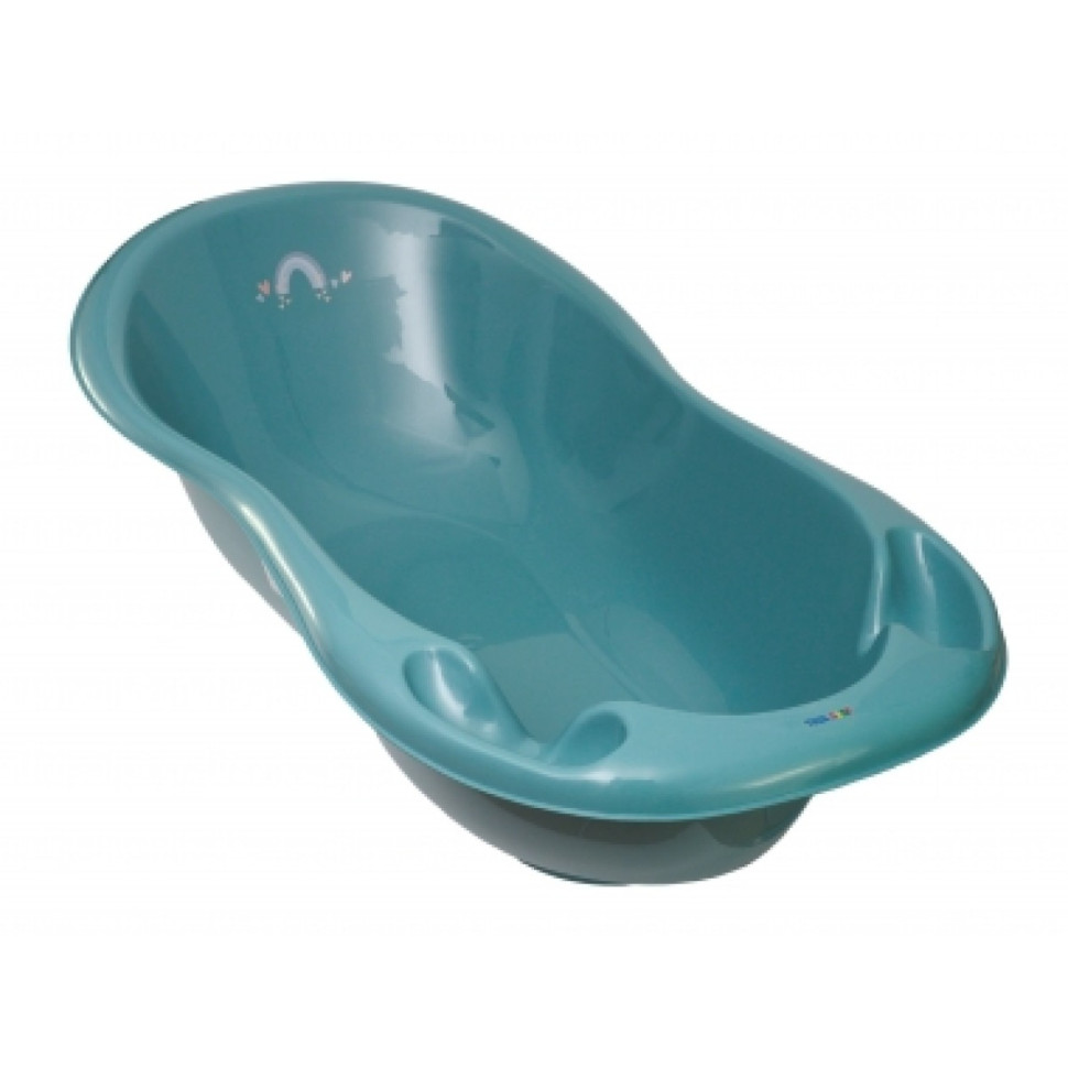 Ванночка для детей Метео Tega Baby ME-005-165 со сливом, бирюзовый 102 см
