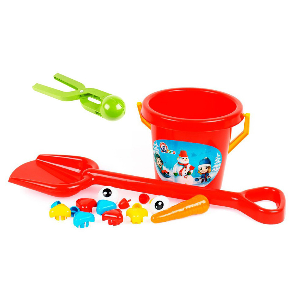 Игрушка «Набор для снеговика» ТехноК 7730TXK(Green-Red) со снежколепом
