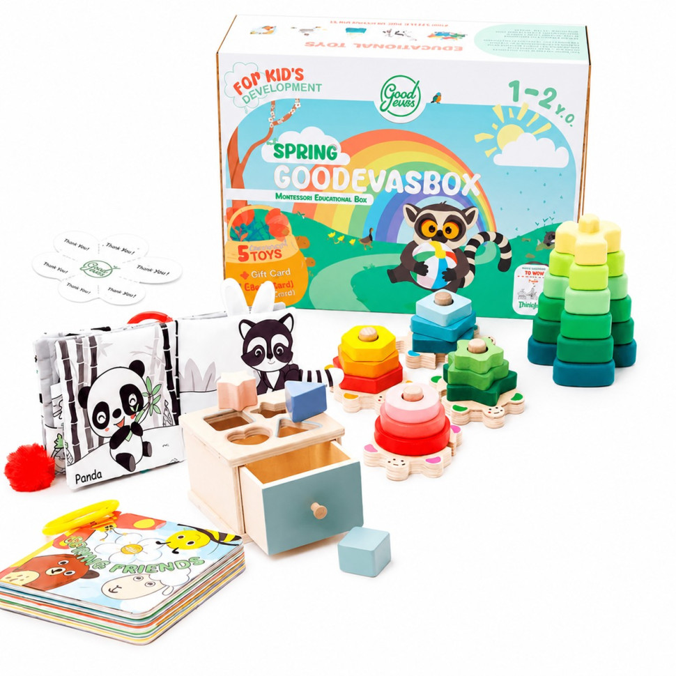 Весняний розвиваючий GoodevasBox p-108-6073 1-2 роки