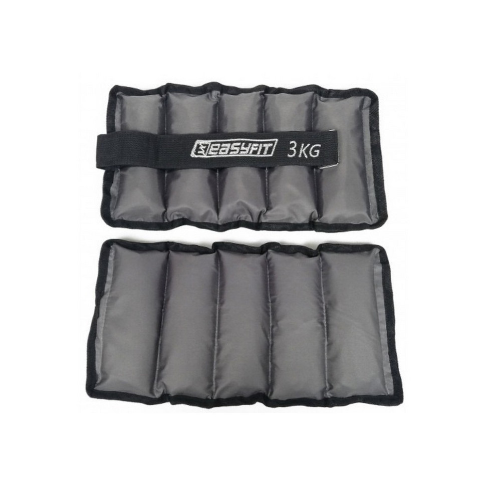 Утяжелители для ног и рук с металлом Metal EasyFit EF-AWTМ-300, 3 кг (пара)