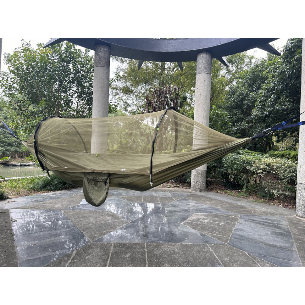 Гамак туристический ТЕ-1911 Time Eco 4820211101701, 270x140 см, с антимоскитной сеткой