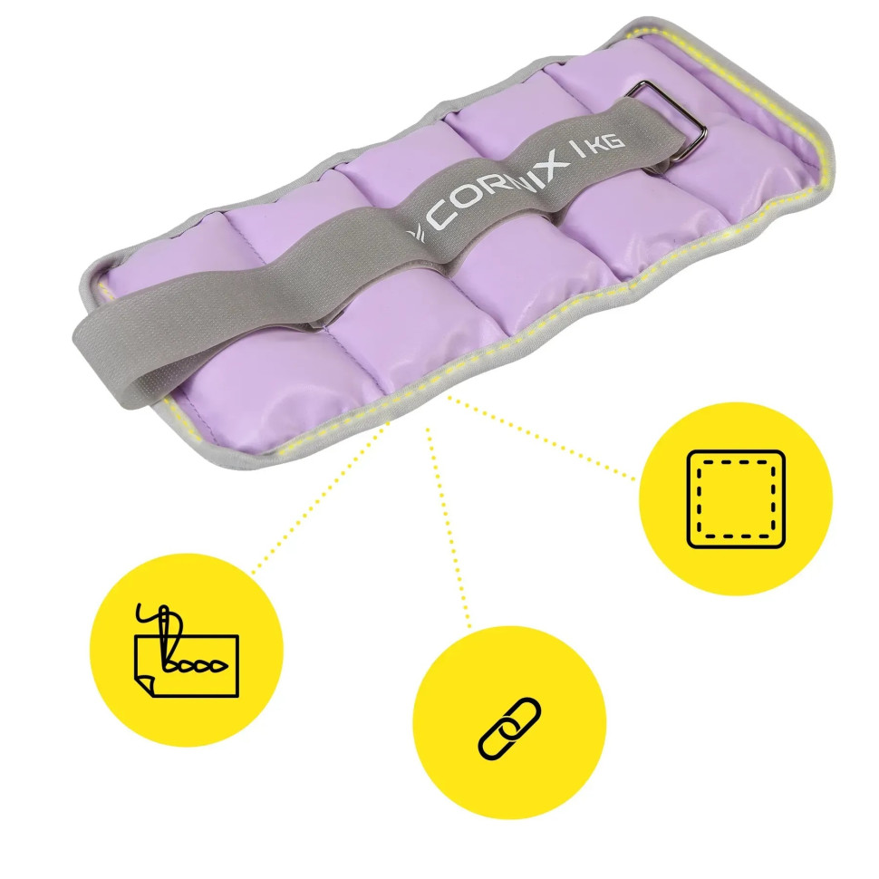 Обтяжувачі-манжети для ніг та рук Cornix XR-0398, 2 x 1 кг
