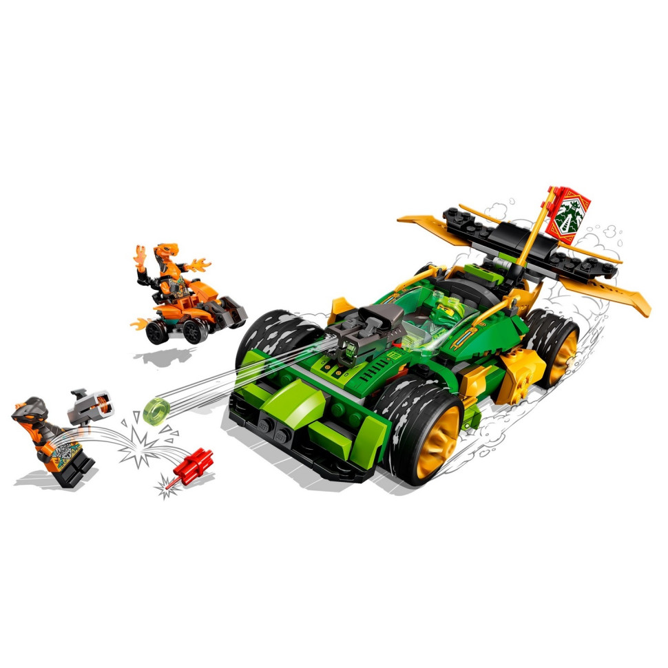 Конструктор LEGO Ninjago Гоночний автомобіль ЕВО Ллойда 71763
