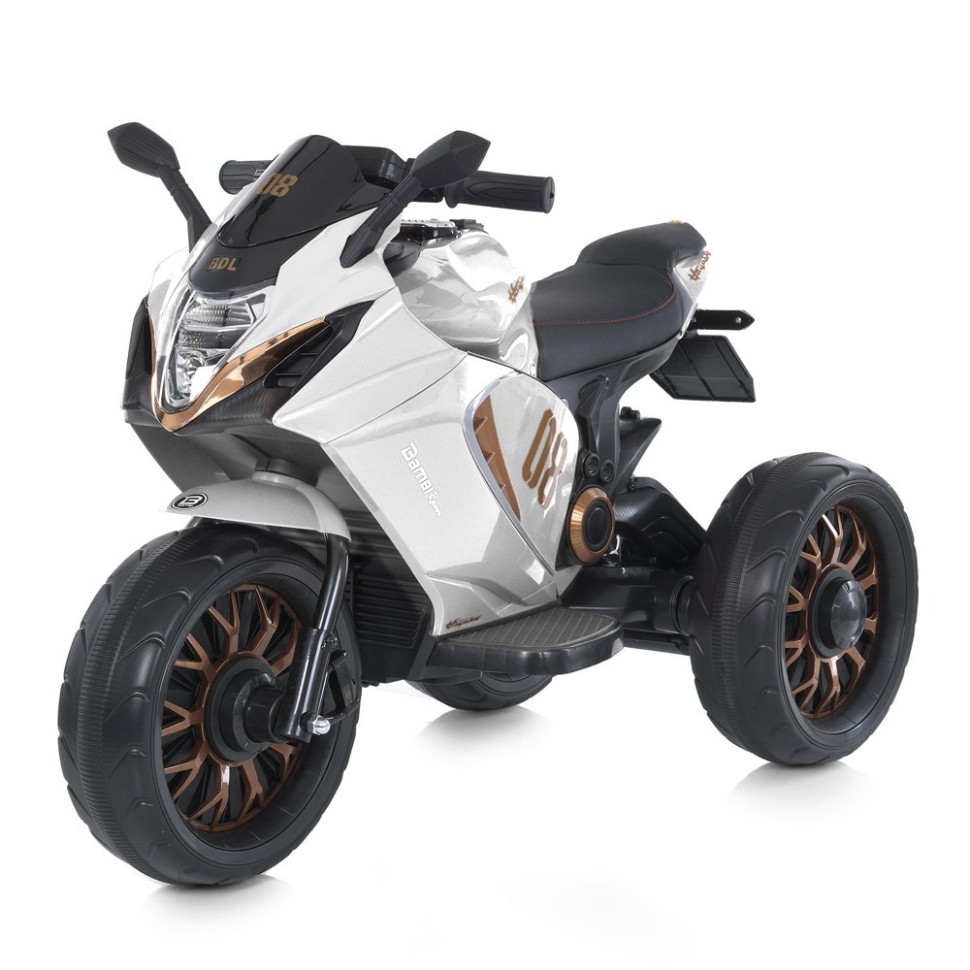 Детский электромобиль Мотоцикл Bambi Racer M 5050EL-1, 2мот*25W, 1акум12V9AH, муз, свет, MP3, USB, EVA