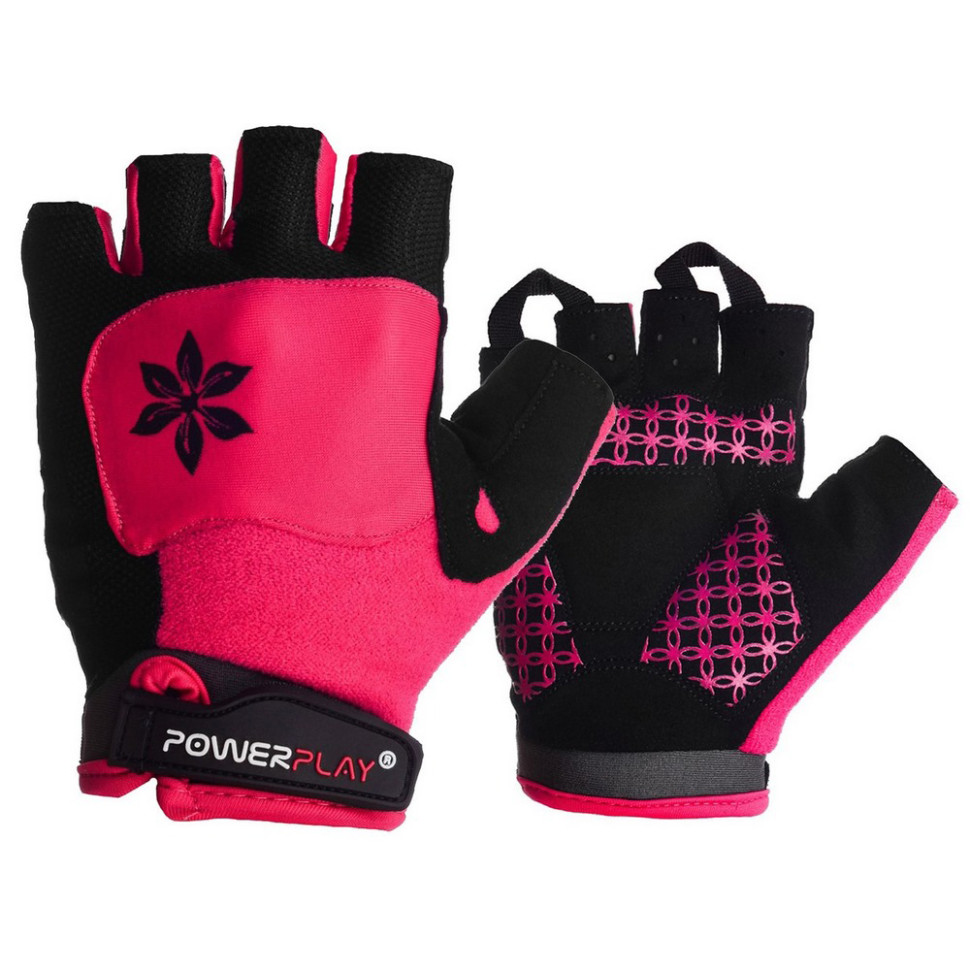 Велоперчатки женские PowerPlay 5284C_XS_Pink, XS