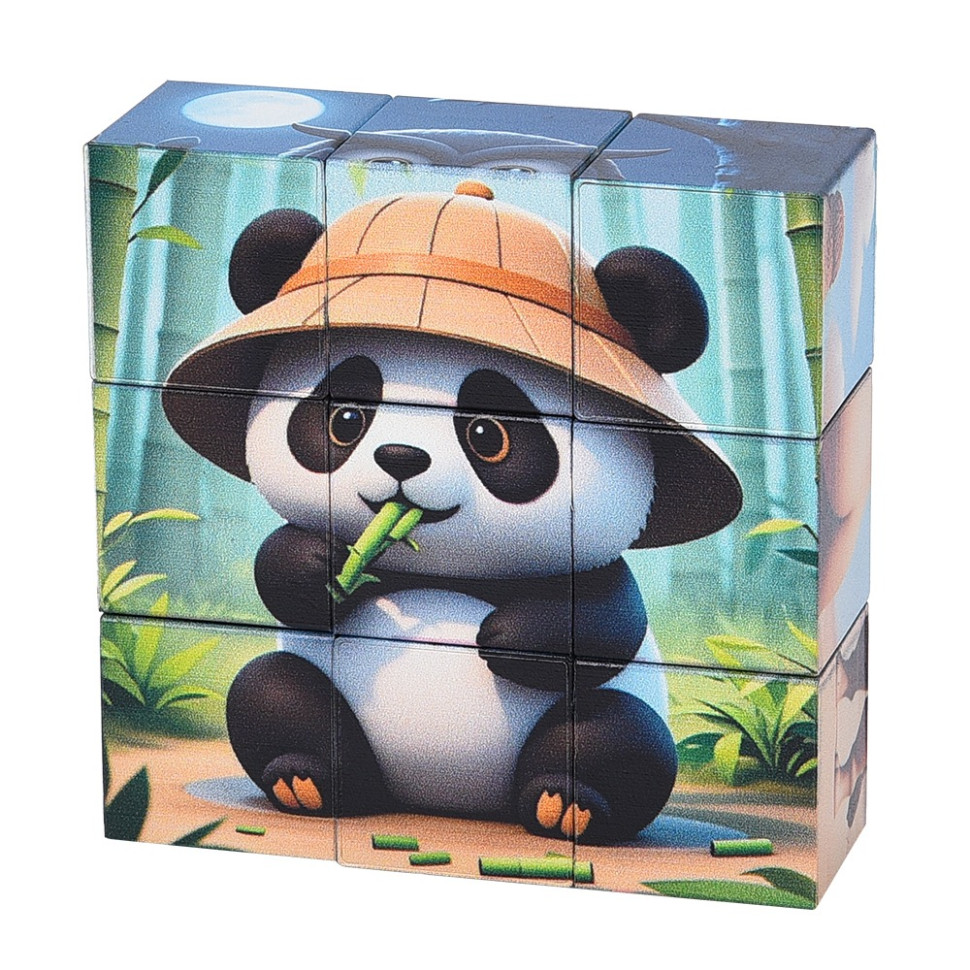 Дитячий магнітний кубік-пазл