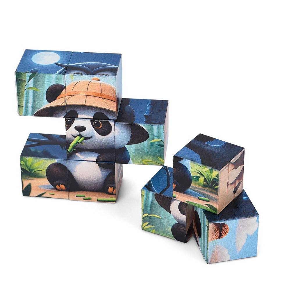 Дитячий магнітний кубік-пазл