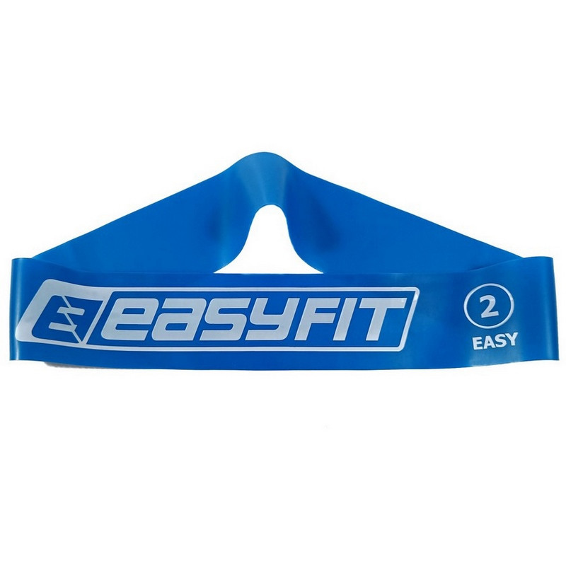 Резинка для фитнеса №2 EasyFit EF-1813-2 синий 5 кг