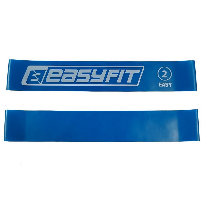 Резинка для фитнеса №2 EasyFit EF-1813-2 синий 5 кг