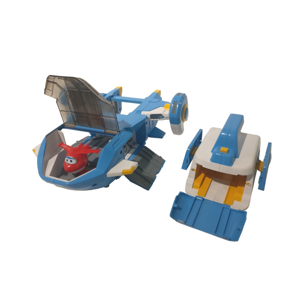 Игровой набор Super Wings Supercharge Air Moving Base, Воздушная База, свет, звук EU740831