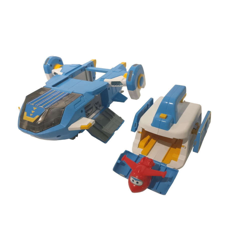 Игровой набор Super Wings Supercharge Air Moving Base, Воздушная База, свет, звук EU740831