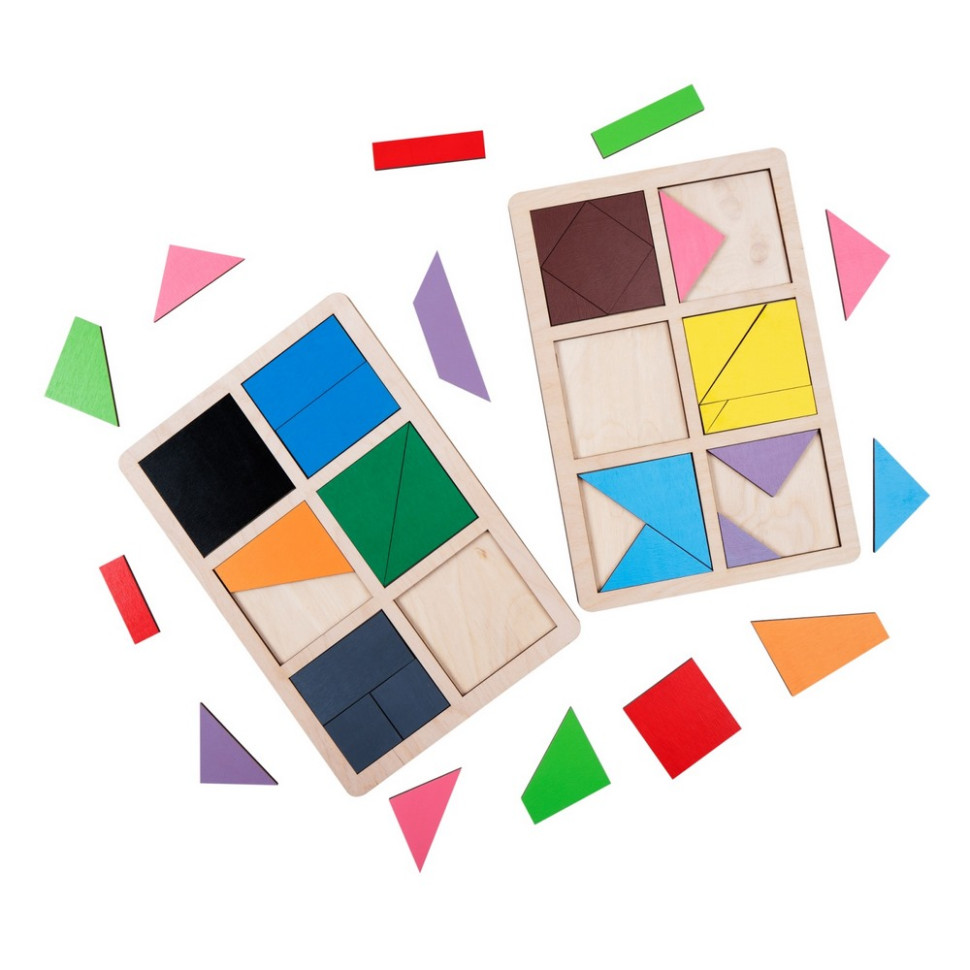Дитячий дерев'яний Танграм