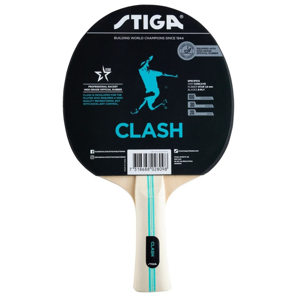 Ракетка для настільного тенісу Clash Hobby FL Stiga 931283