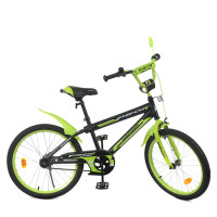 Велосипед дитячий PROF1 Y20321-1 20 дюймів, салатовий