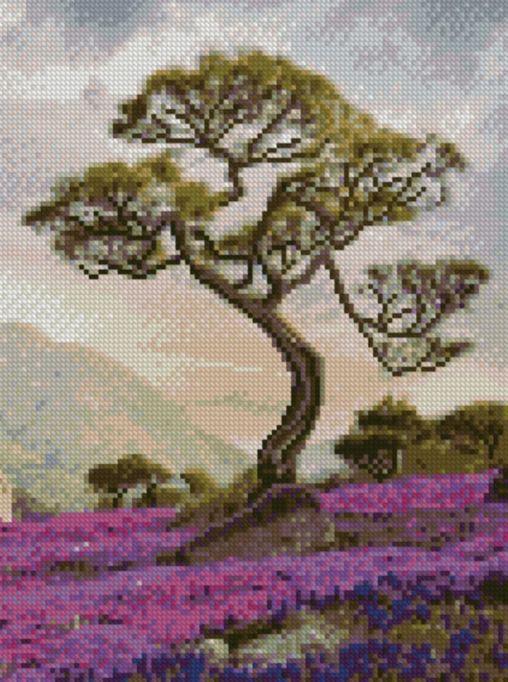 Алмазна мозаїка "Загадкове дерево" Strateg HX181 30х40 см по цене 382 грн.