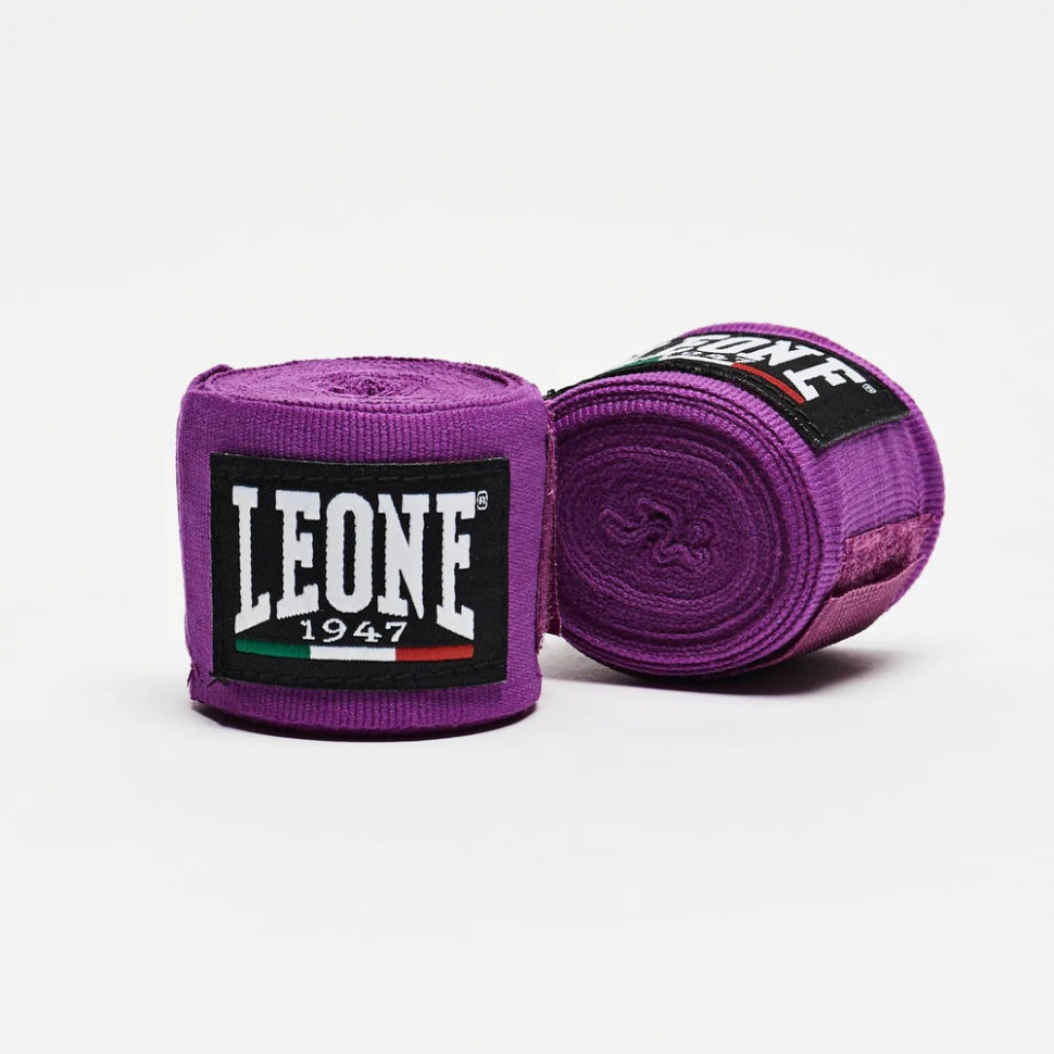 Бинты для бокса Leone AB705_Purple_350 фиолетовый 3,5 метра