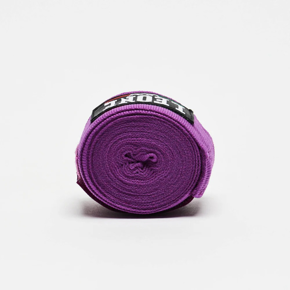 Бинты для бокса Leone AB705_Purple_350 фиолетовый 3,5 метра