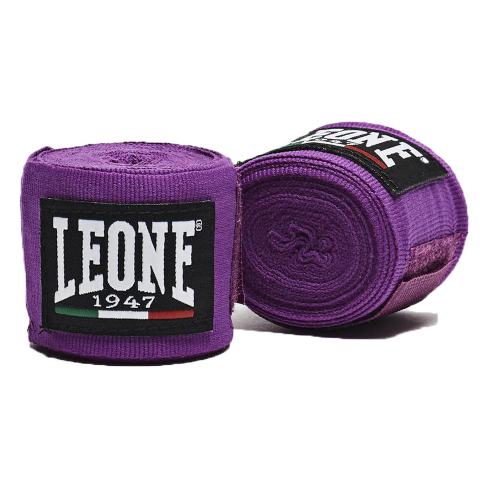 Бинты для бокса Leone AB705_Purple_350 фиолетовый 3,5 метра