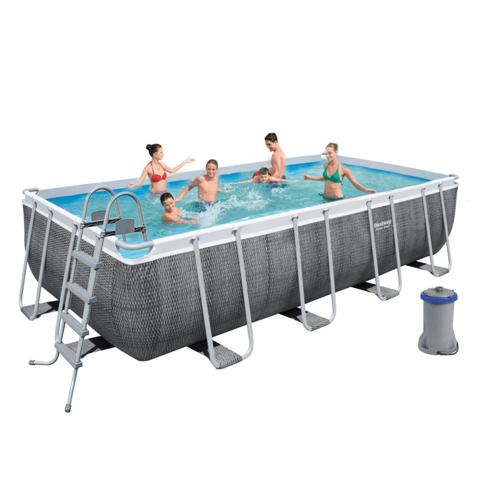 Каркасний басейн Bestway 56996, 488х244х122 см, 11532 л