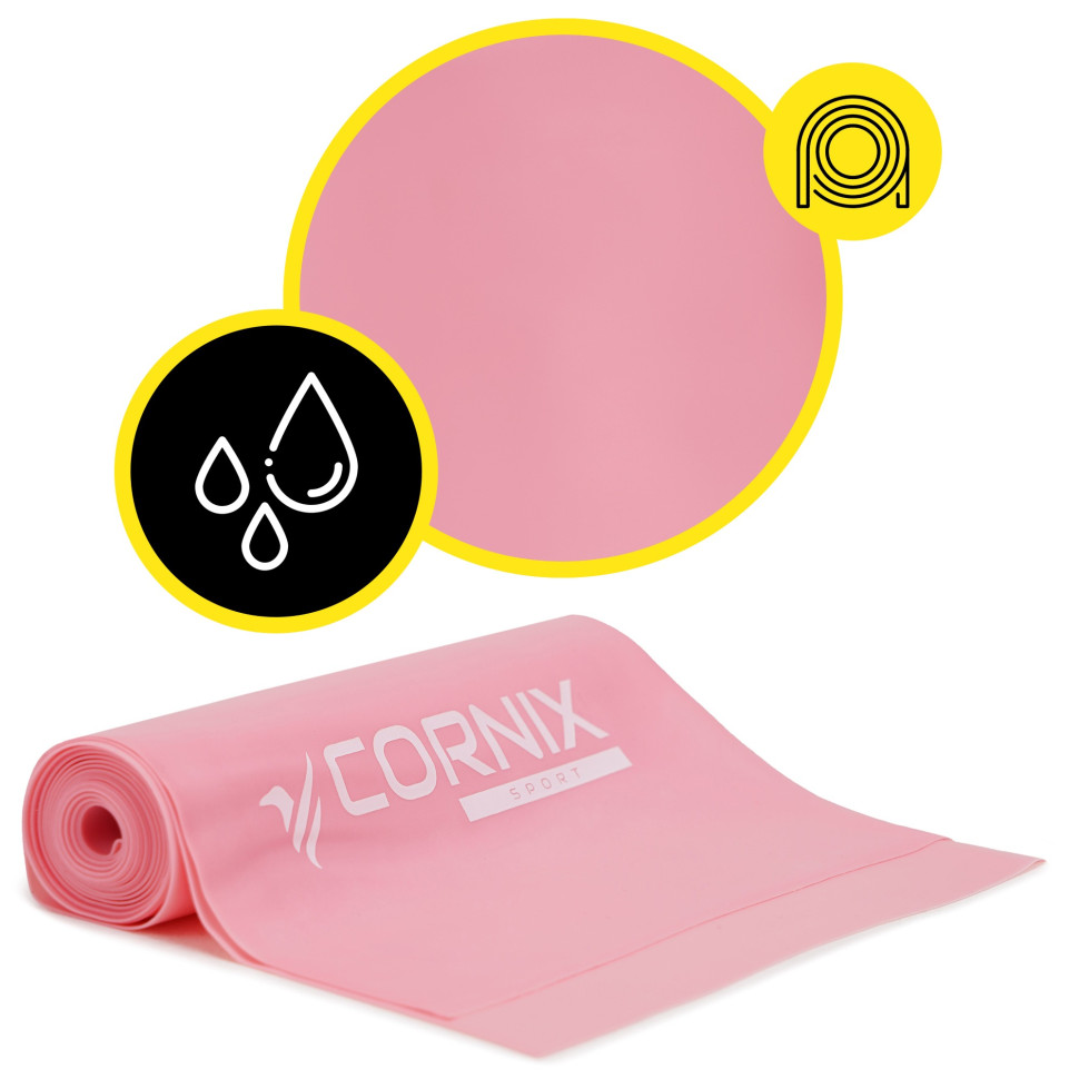Лента-эспандер для спорта и реабилитации Flat Band Cornix XR-0082, 200 х 15 см 5 кг