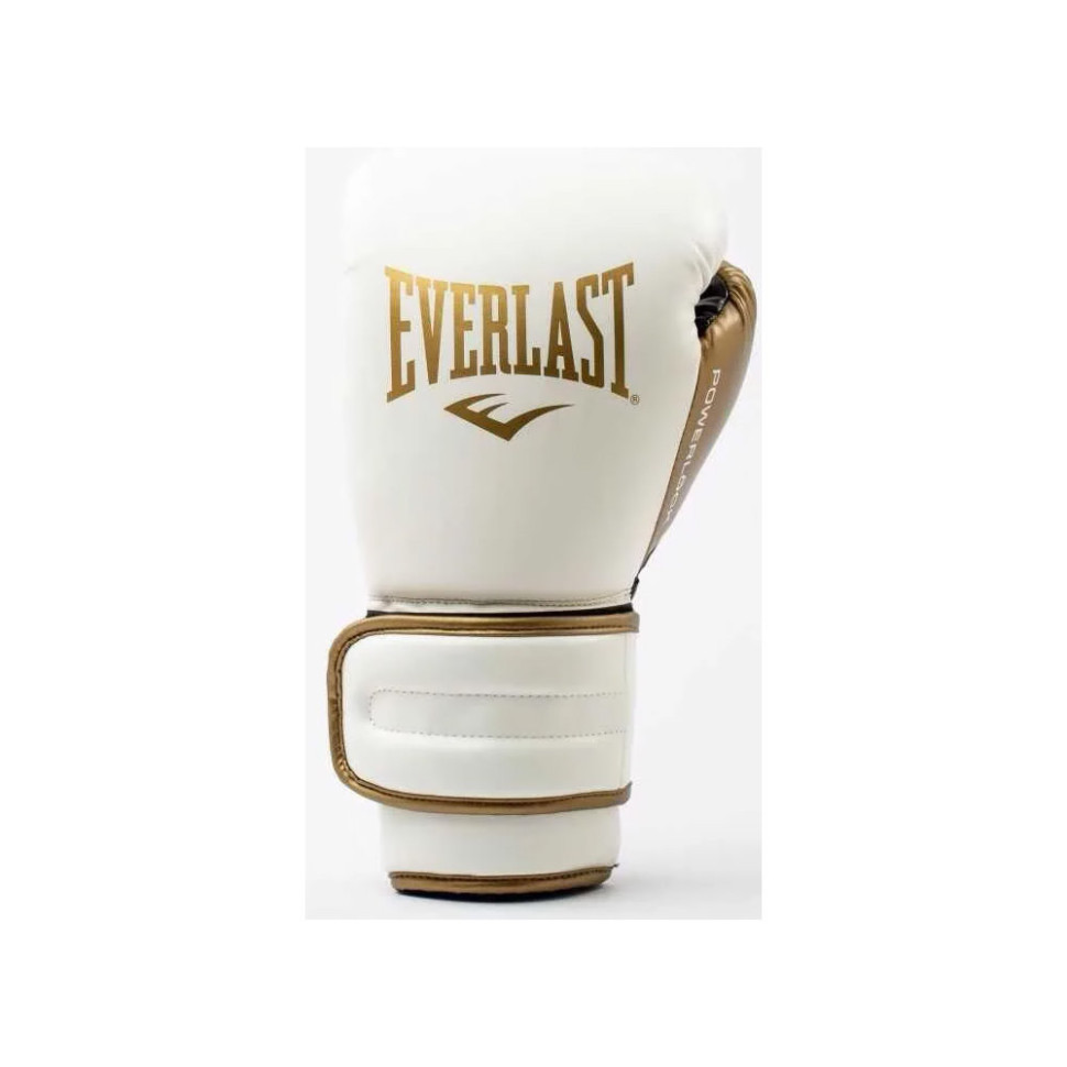 Боксерские перчатки POWERLOCK 2R TRAINING GLOVE Everlast P00003048 белый/золотой 10 унций