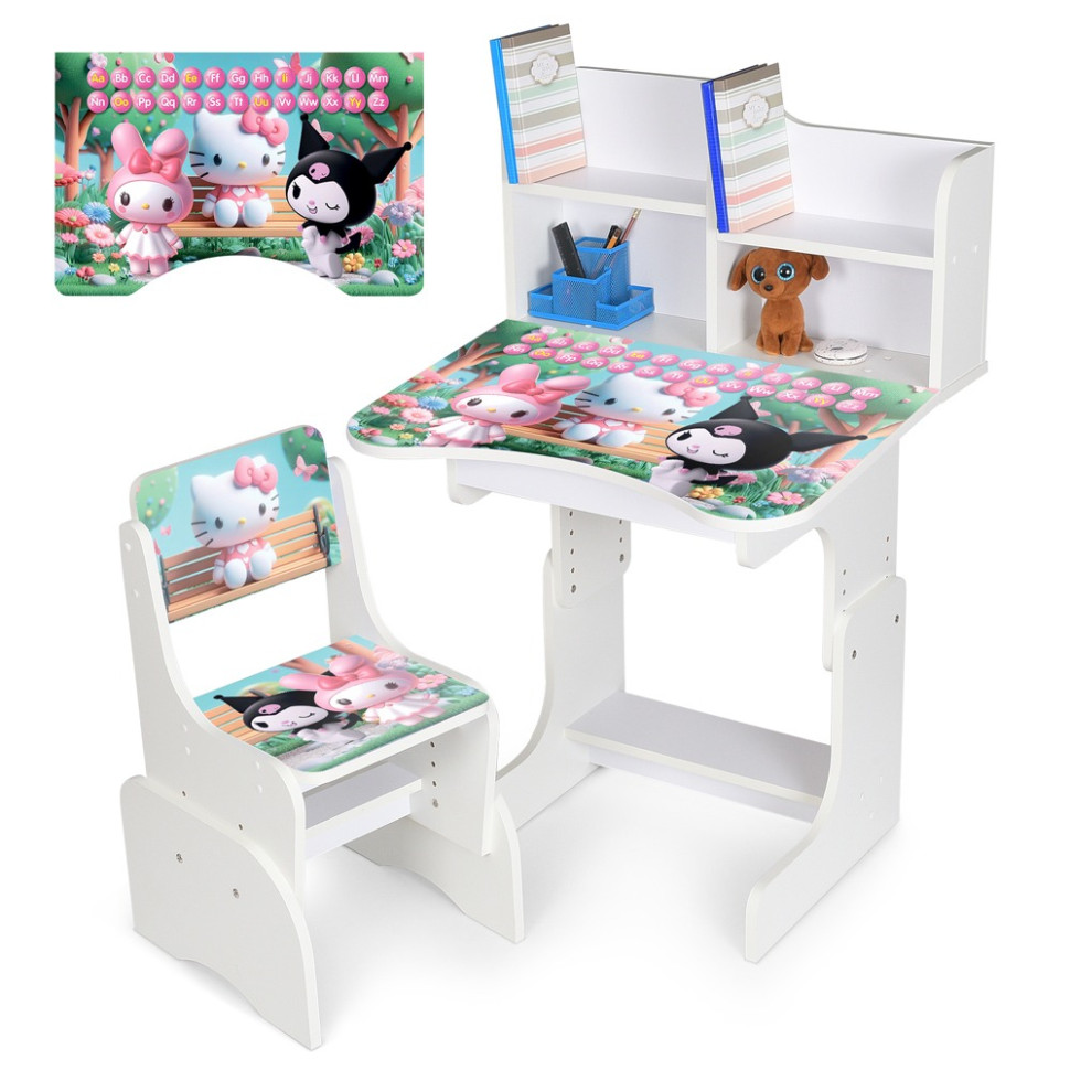 Дитяча Парта Bambi N 2071-19B-1 дерево, зі стільчиком
