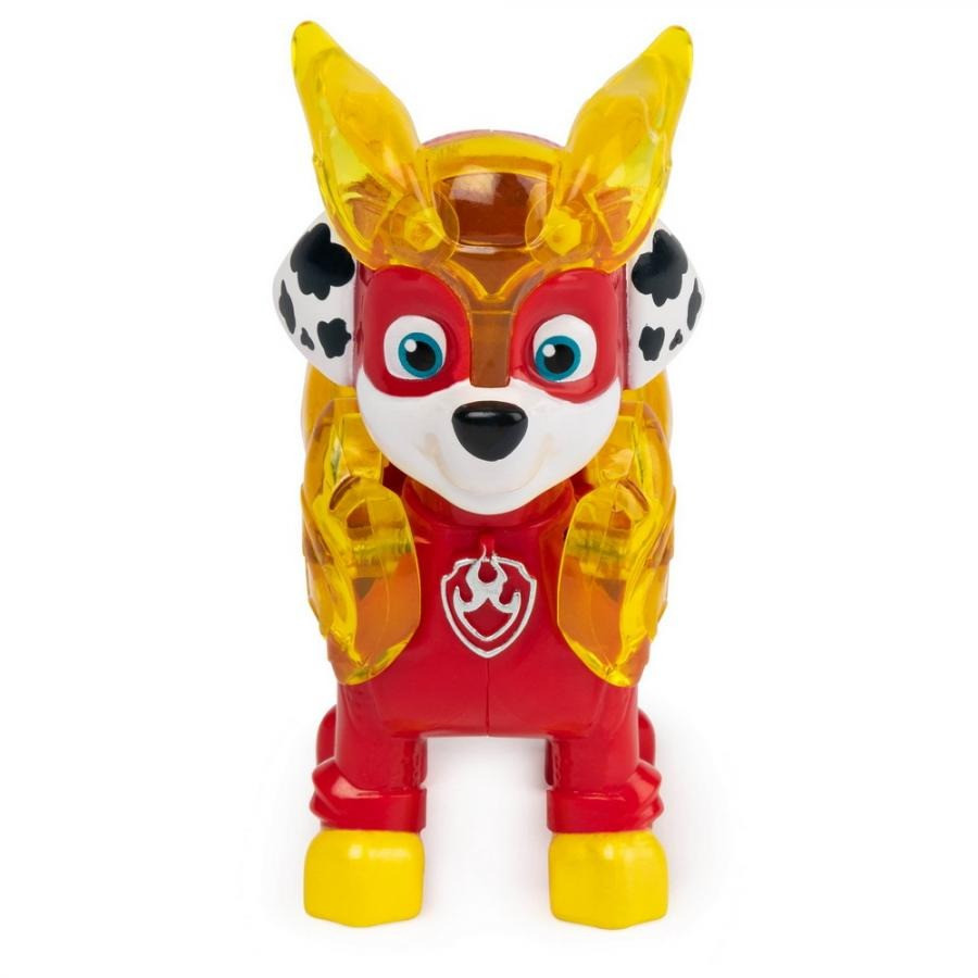 Фигурка Маршала Paw Patrol SM16655/7872 Щенячий Патруль с подсветкой (серия Мегащенки)