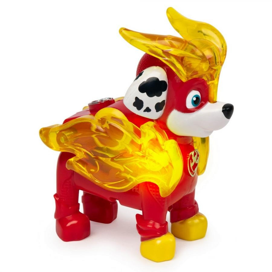 Фигурка Маршала Paw Patrol SM16655/7872 Щенячий Патруль с подсветкой (серия Мегащенки)