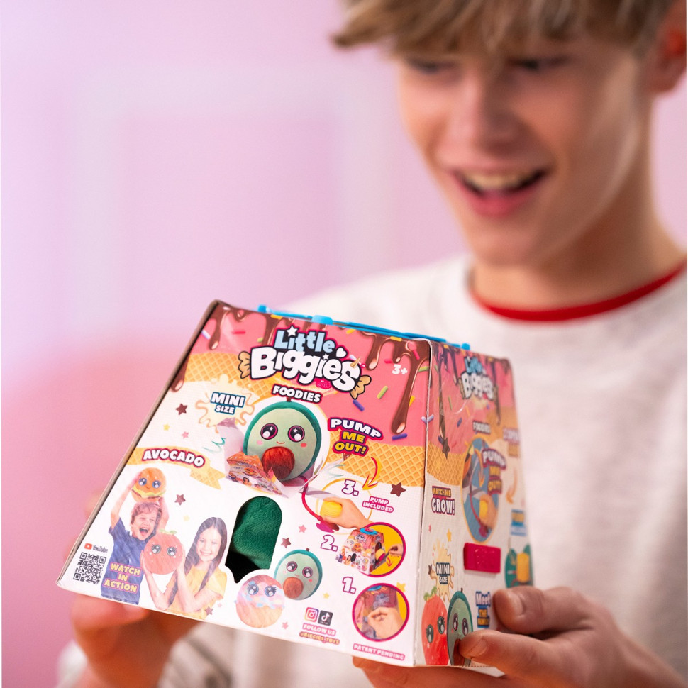 Игровой набор серии «Little Foodies» W2 - Клубника Biggies BIG002-ST надувная игрушка, насос 22см