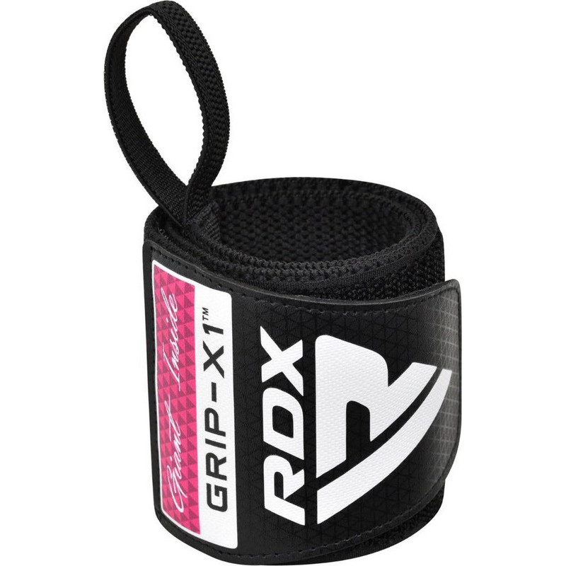 Бинти для зап'ясть (кистьові бинти) GYM WRIST WRAP R11 RDX Inc Limited WAH-WR11BP, BLACK/PINK
