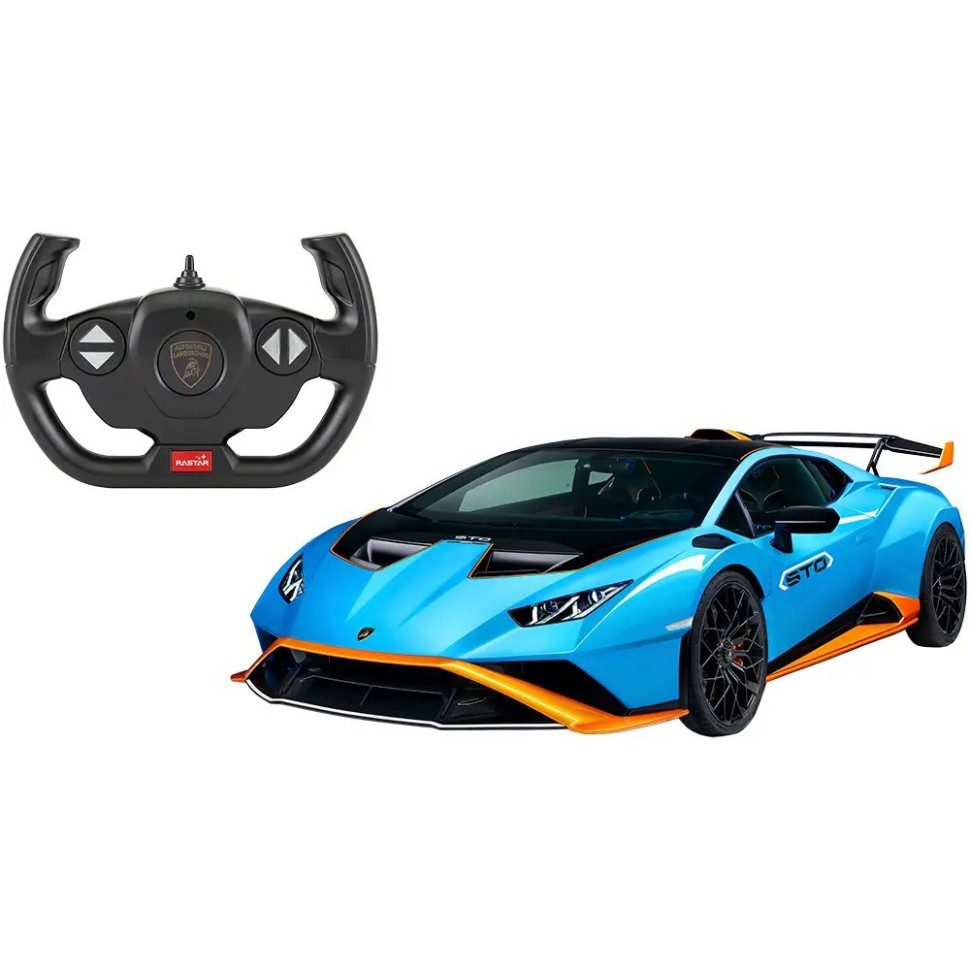 Машинка на радиоуправлении Lamborghini Huracan STO Rastar 98760 blue 1:14