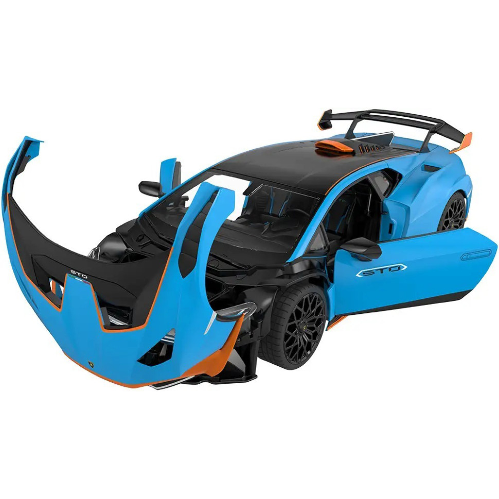 Машинка на радиоуправлении Lamborghini Huracan STO Rastar 98760 blue 1:14