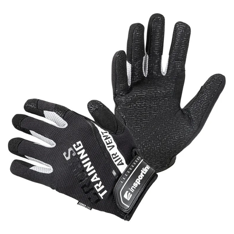 Фітнес рукавиці Taladaro inSPORTline 21445-XXL, чорной-білий, розмір XXL