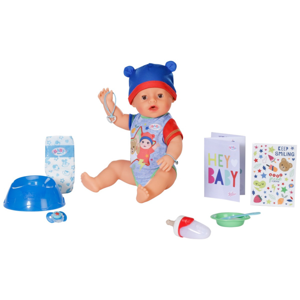 Детская кукла Джонас BABY born 834848 с аксессуарами 43 см