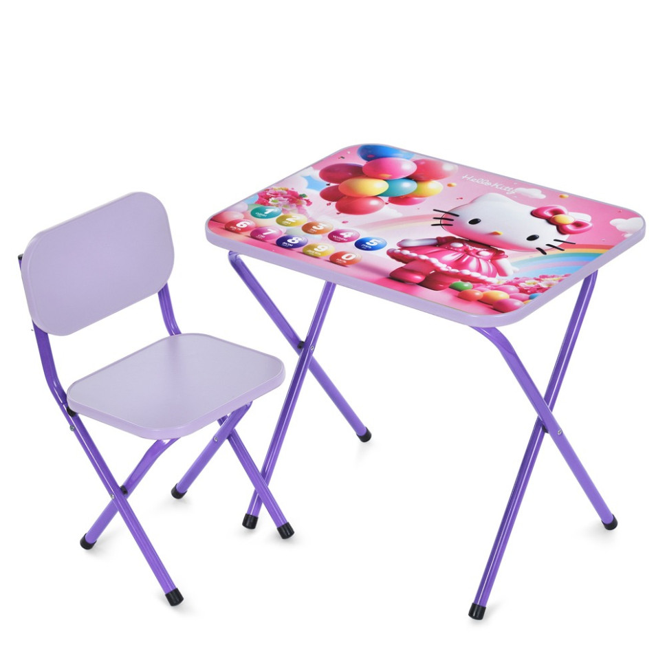Детский столик складной со стульчиком Bambi M 5969-9 фиолетовый