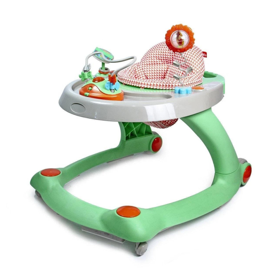 Дитячі ходунки 2в1 GoodBaby XB606E-4MHL до 12 кг, з брязкальцями, зелений 