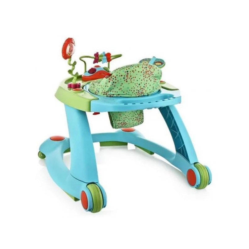 Дитячі ходунки 2в1 GoodBaby XB606E-4MHL до 12 кг, з брязкальцями, зелений 
