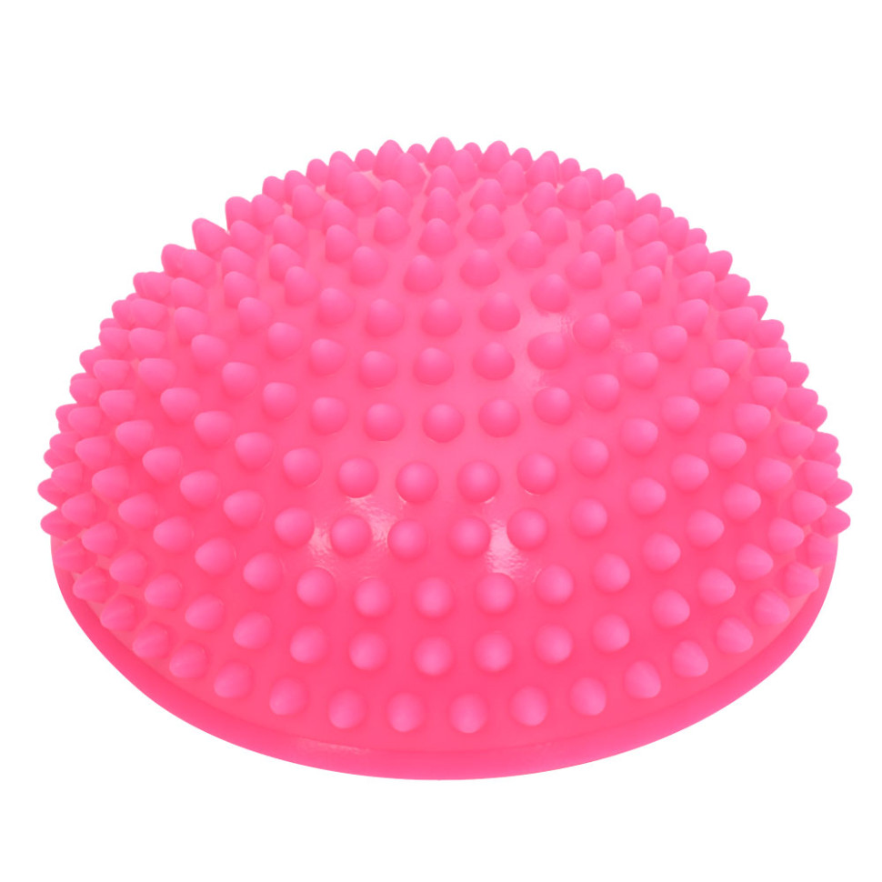 Півсфера масажна балансувальна Bambi MS 4958(Pink) текстурна поверхня, 16х8 см