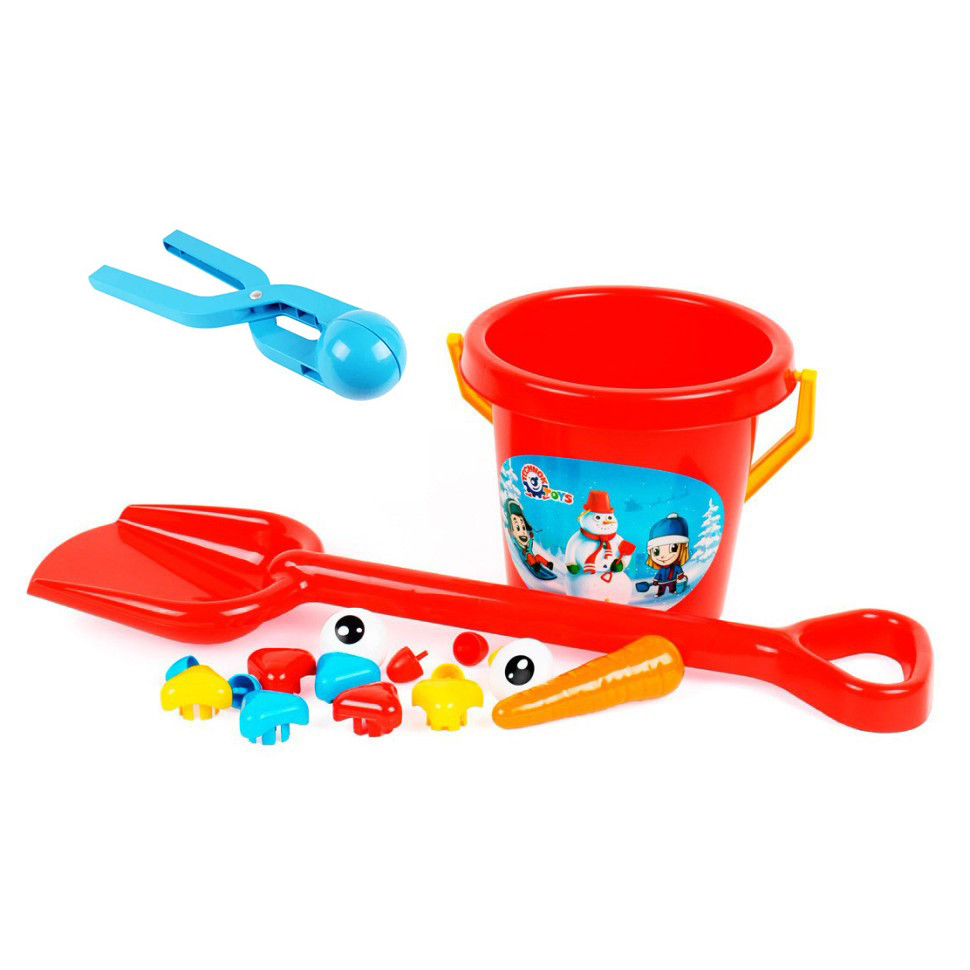 Игрушка «Набор для снеговика» ТехноК 7730TXK(Blue-Red) со снежколепом