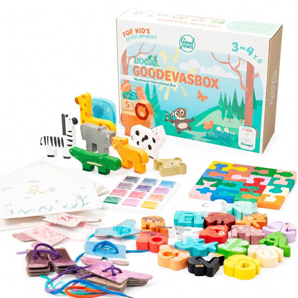Весняний розвиваючий GoodevasBox p-108-6091, 3-4 роки
