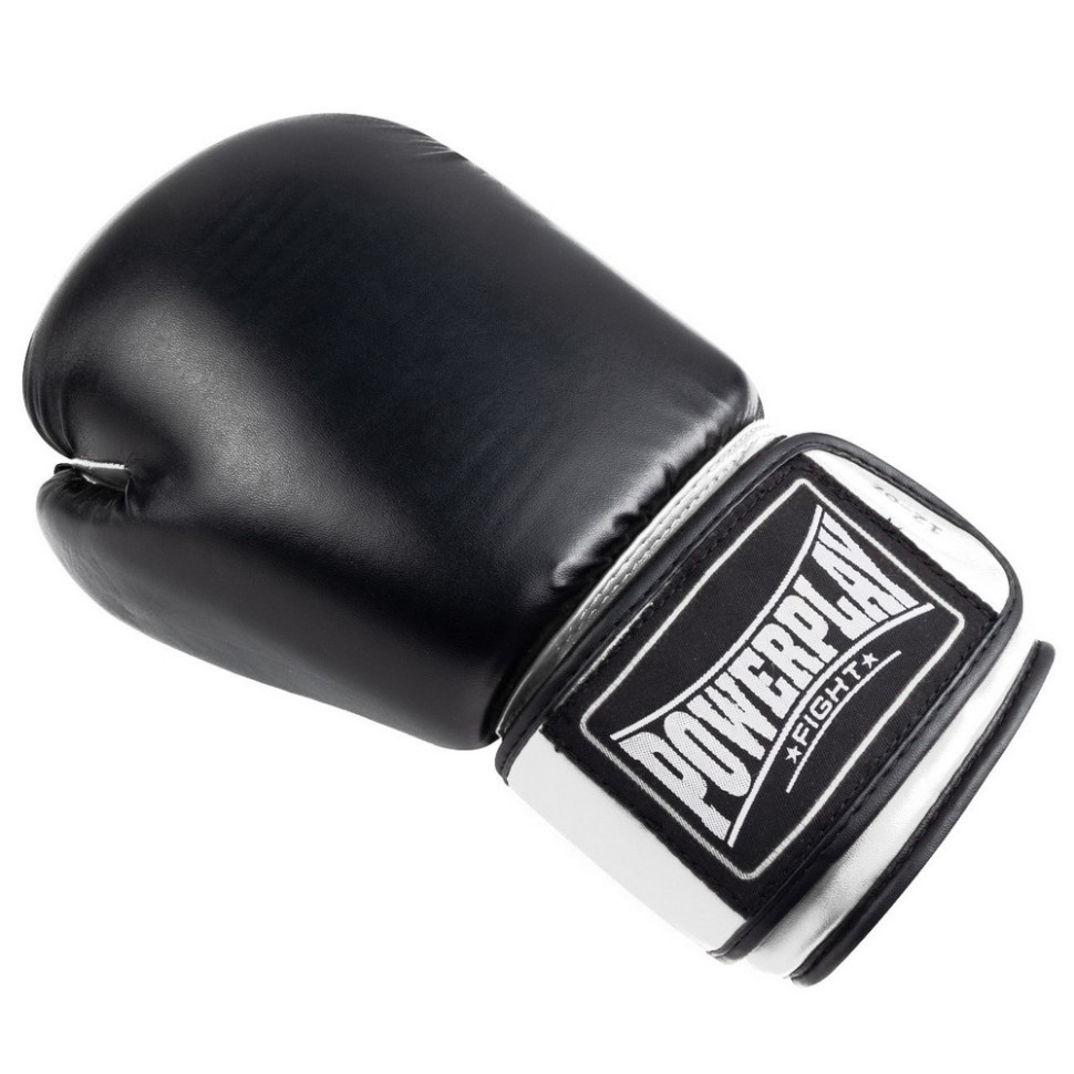 Боксерские перчатки 3004 Classic PowerPlay PP_3004_12oz_Bl/White, размер 12 унций