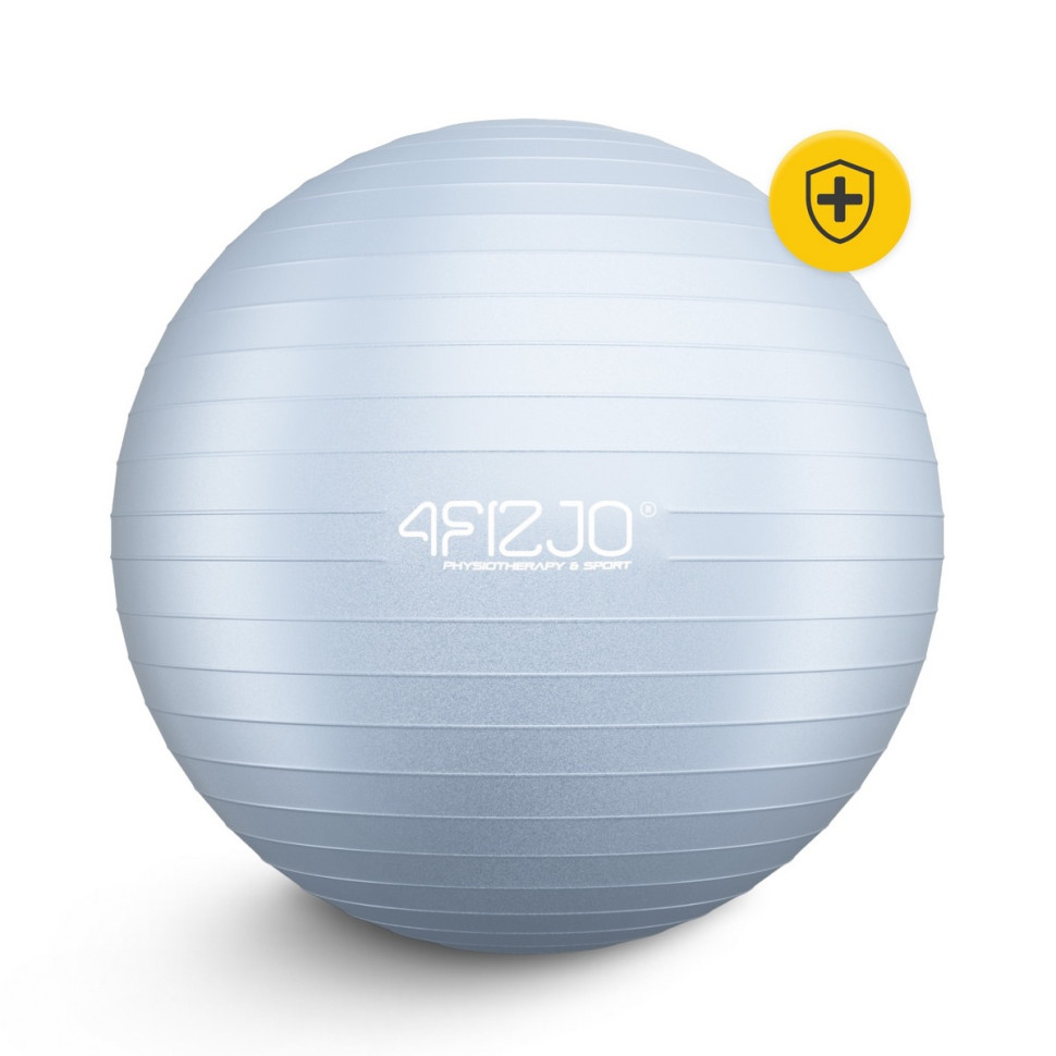 М'яч для фітнесу фітбол 4FIZJO P-5905973404747, 55 см, Grey