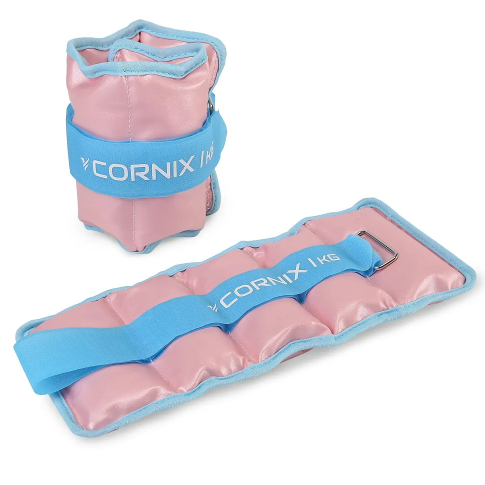 Утяжелители-манжеты для ног и рук Cornix XR-0399, 2 x 1 кг