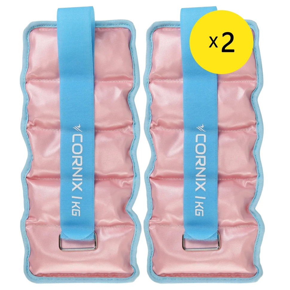 Утяжелители-манжеты для ног и рук Cornix XR-0399, 2 x 1 кг
