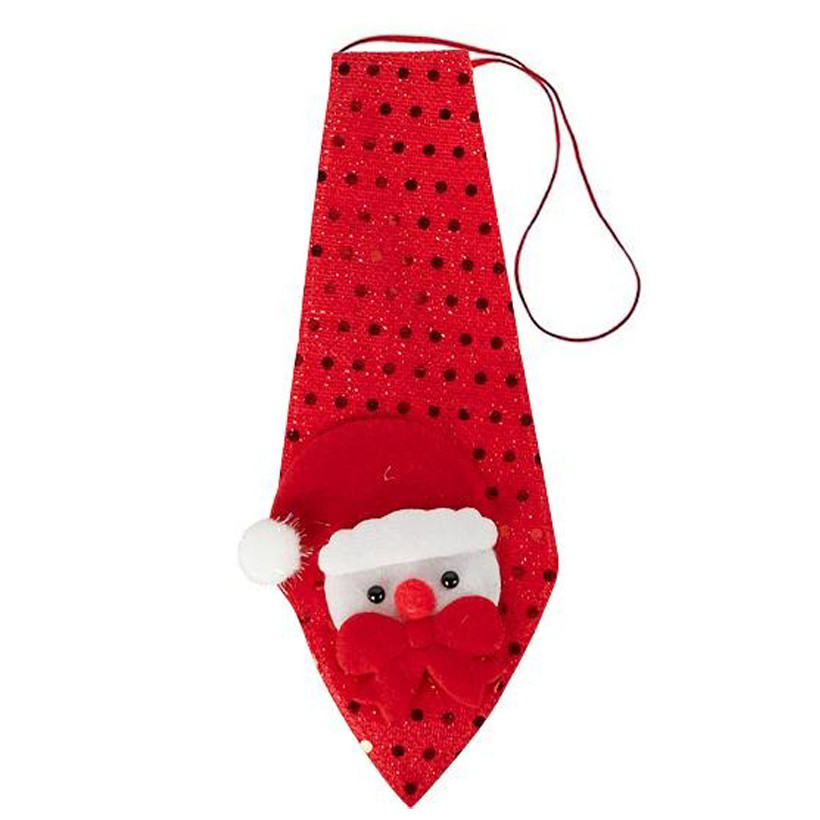 Новорічна краватка з фігуркою 